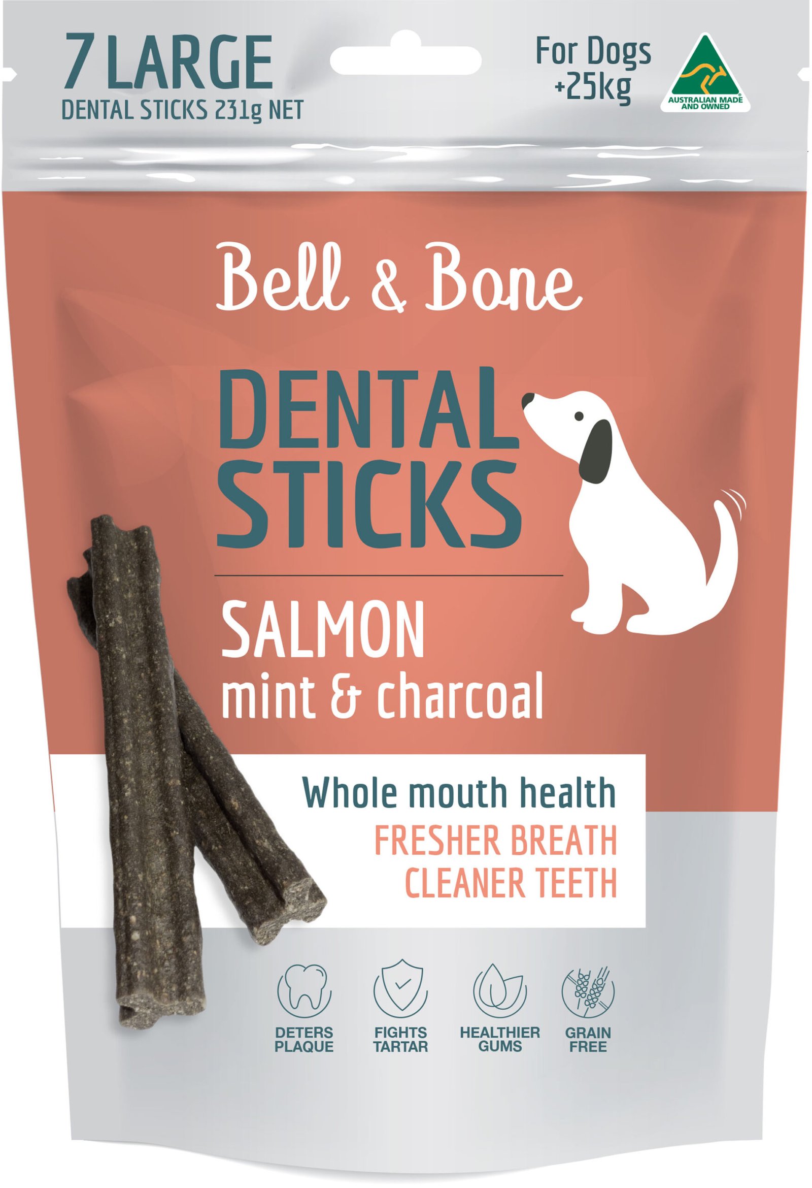 Bell and Bone Dental Stick Salmon